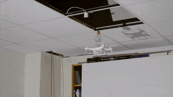 Looking to break a lightbulb? Why not replace it with a drone then?