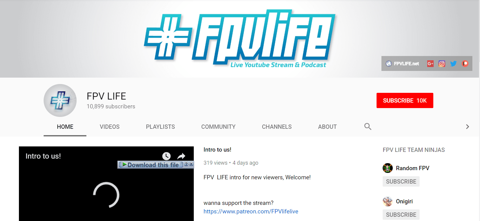 FPV Youtube Channels