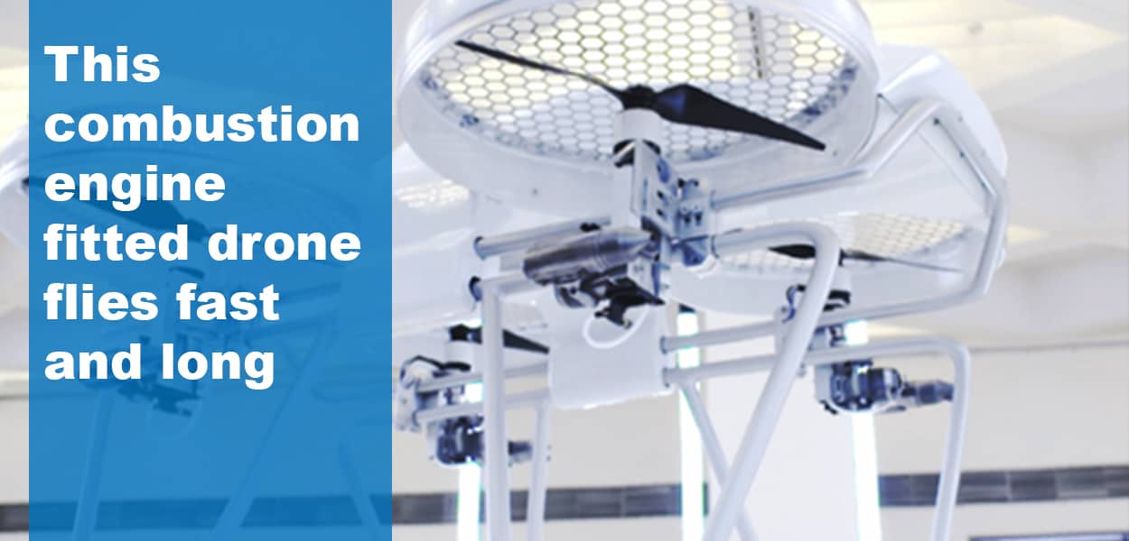 engine fitted drone