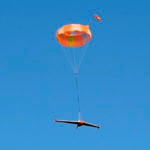 drone parachutes test